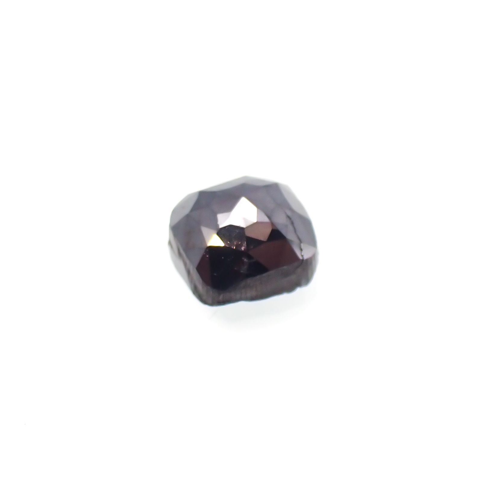ブラックダイヤモンド(宝石名ダイアモンド) ジンバブエ産 0.51ct 識別済[210812805]4.3×4mm前後