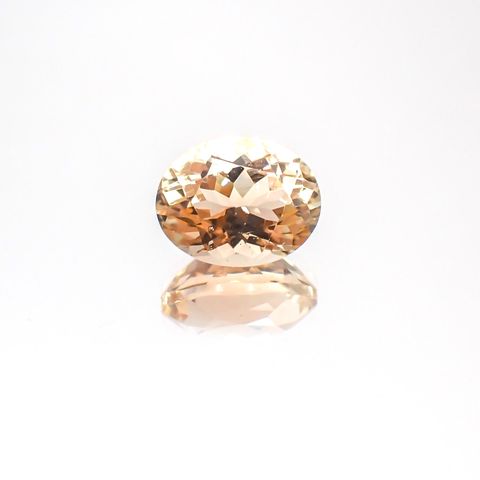 バイカラーオレゴンサンストーン(宝石名バイカラー・ラブラドライト)アメリカ・オレゴン州産 2.099ct ソ付(彩珠)[231124118]9x7.1mm前後