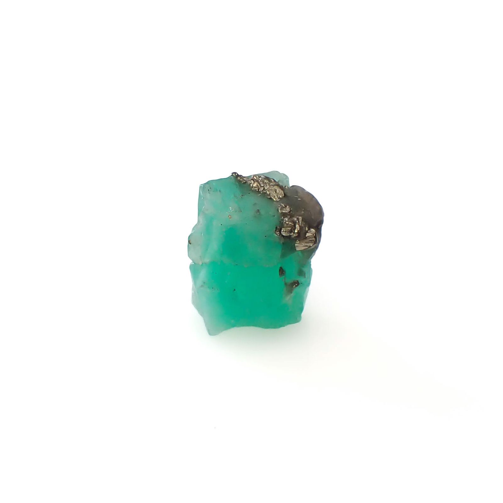エメラルド原石 コロンビア産 7.56ct [250430174]12.4x10.2mm前後
