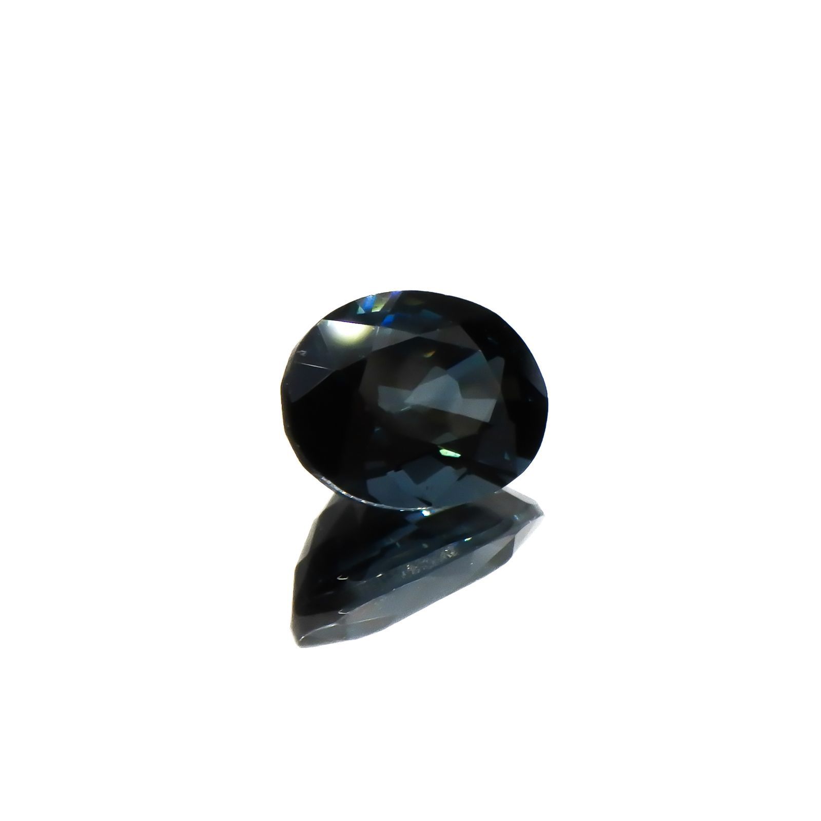 ブルースピネル(宝石名ブルー・スピネル)スリランカ産 1.291ct ソ付(日独)[220817490]7.41x5.57mm前後