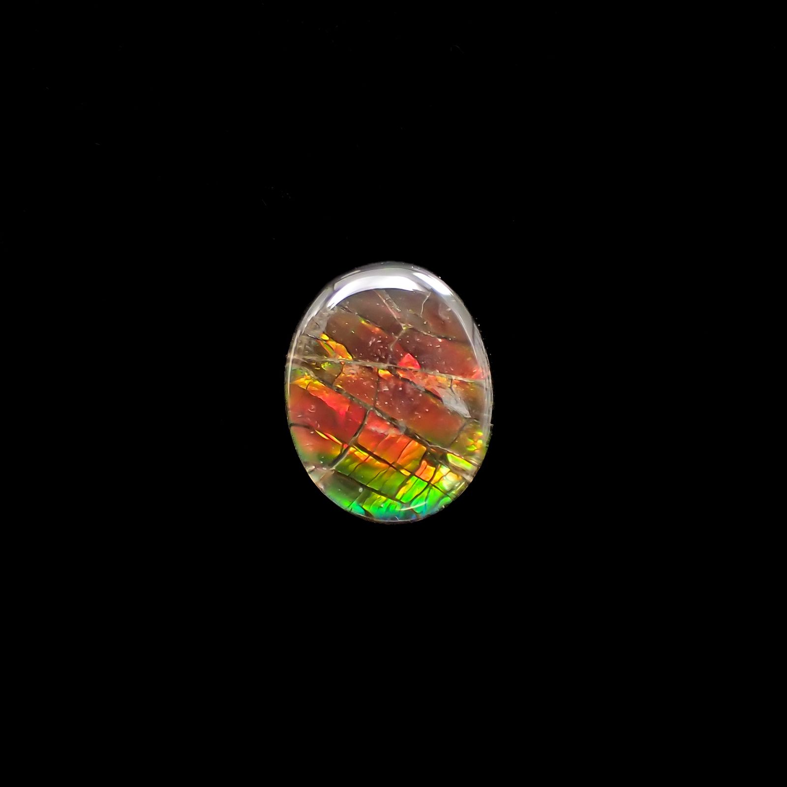 アンモライト トリプレット カナダ産 1.93ct[230823105]9.8x7.9mm前後