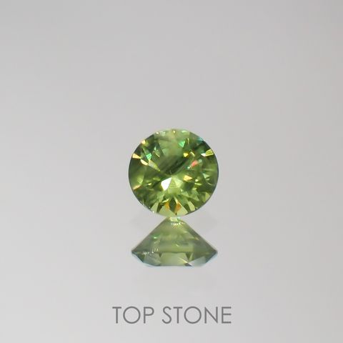 デマントイドガーネット(宝石名デマントイド・ガーネット)ロシア産 0.25ct 識別済[220616528]3.8x3.8mm前後