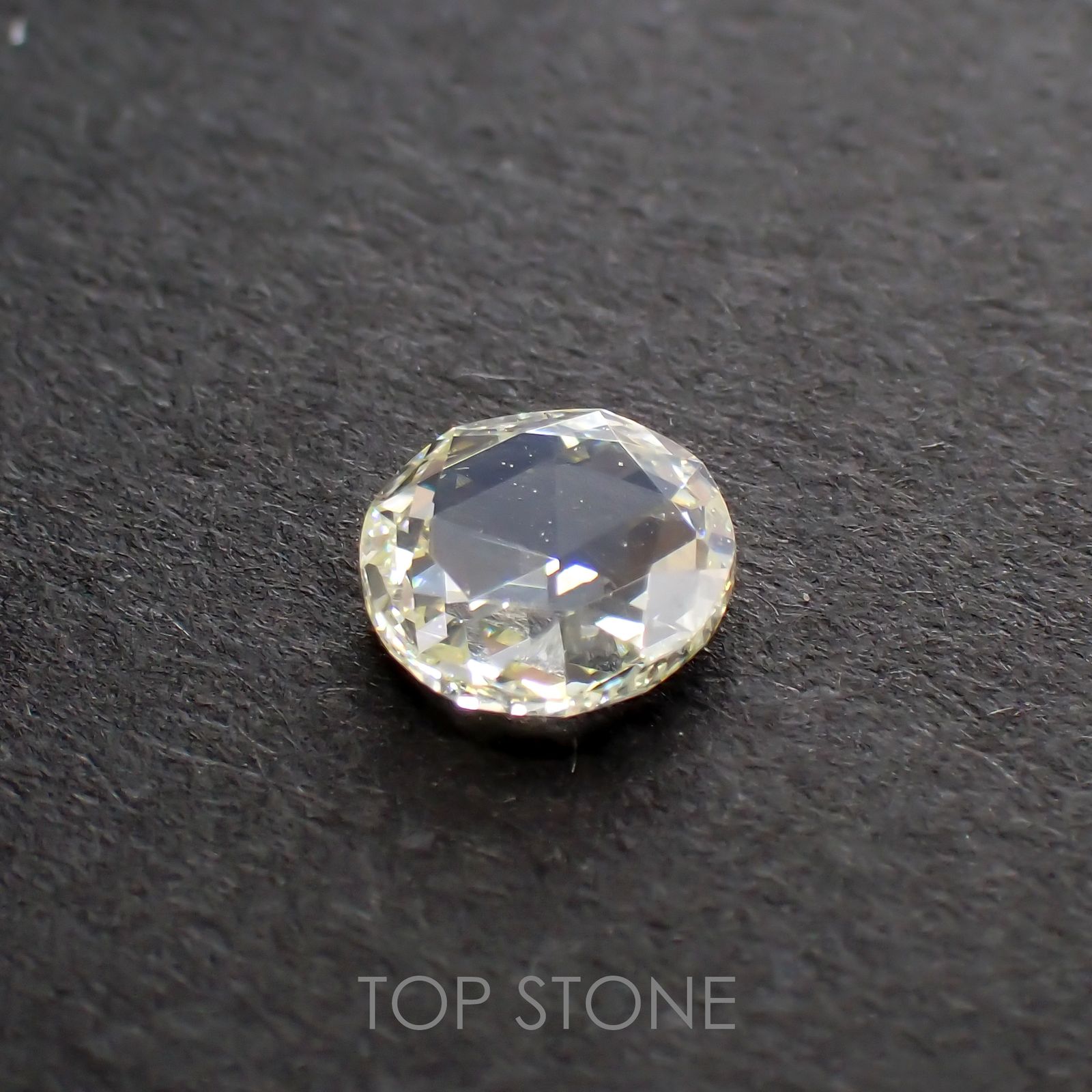 ◇ローズカット◇ダイヤモンド(宝石名ダイアモンド) 0.251ct ソ付(彩珠)[210913123]4.2×4.2mm前後