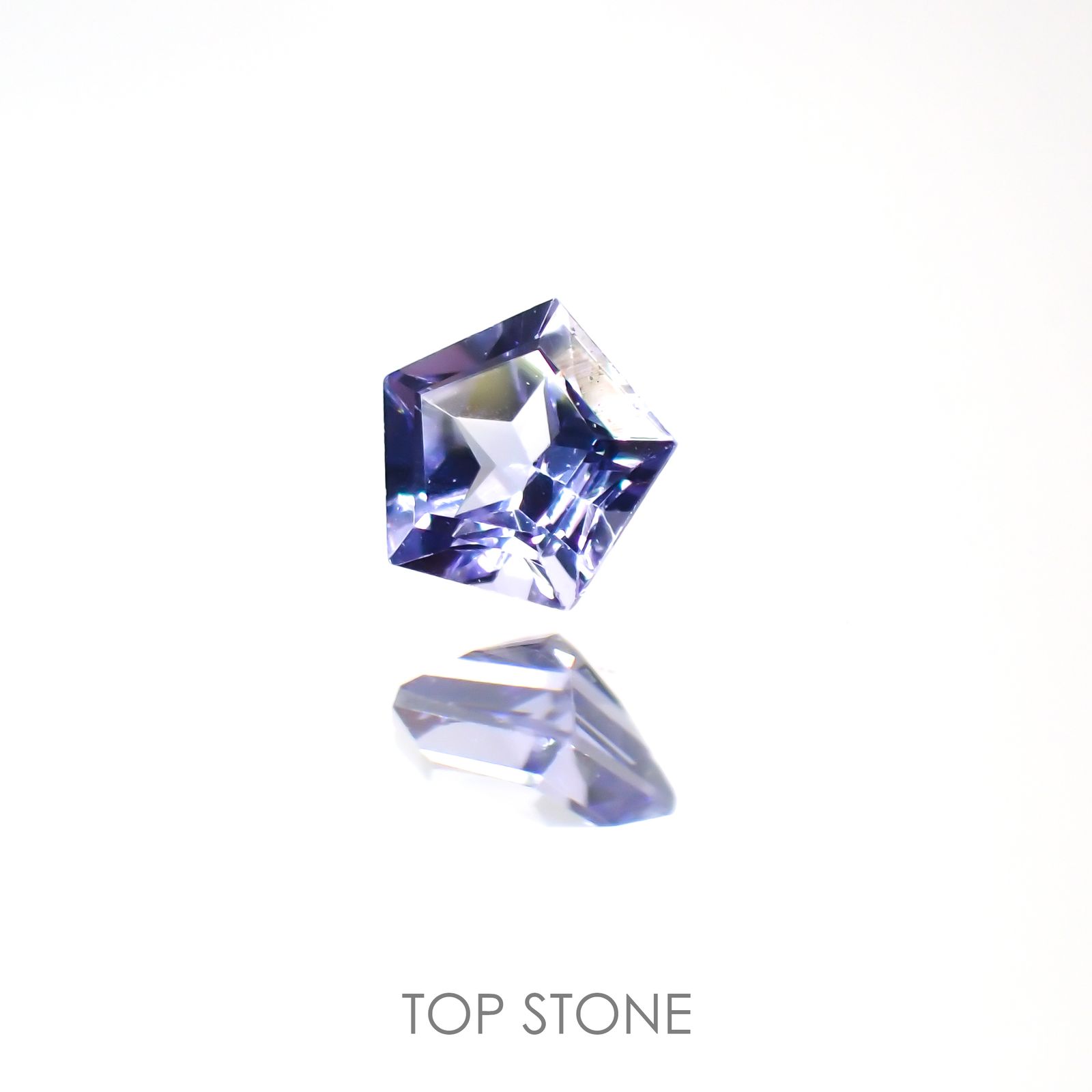 ◇ペンタゴンカット◇タンザナイト(宝石名タンザナイト)タンザニア産 0.11ct 識別済[220113849]3.1x3.2mm前後