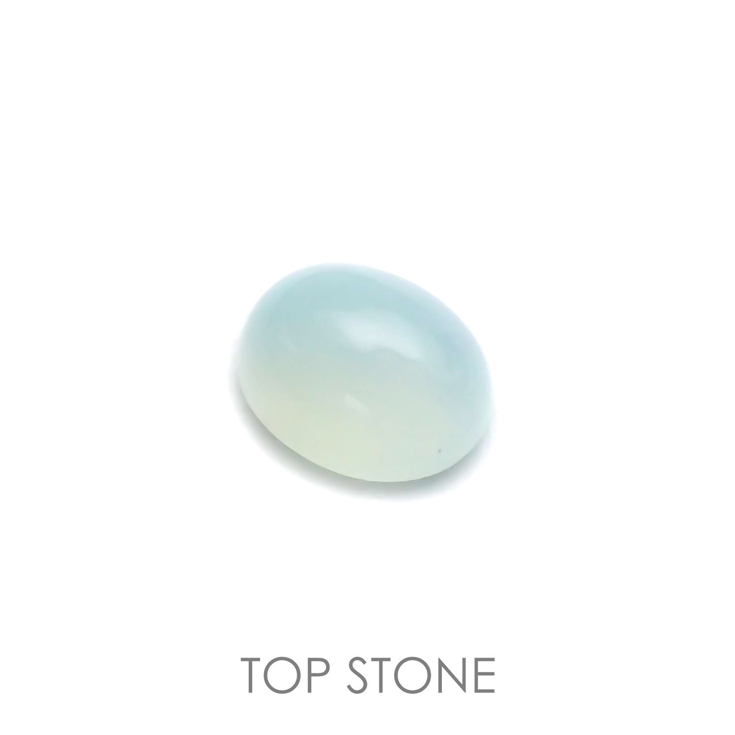 ブルーオパール(宝石名コモンオパール) ペルー産 1.65ct 識別済[21039190]9×7mm前後