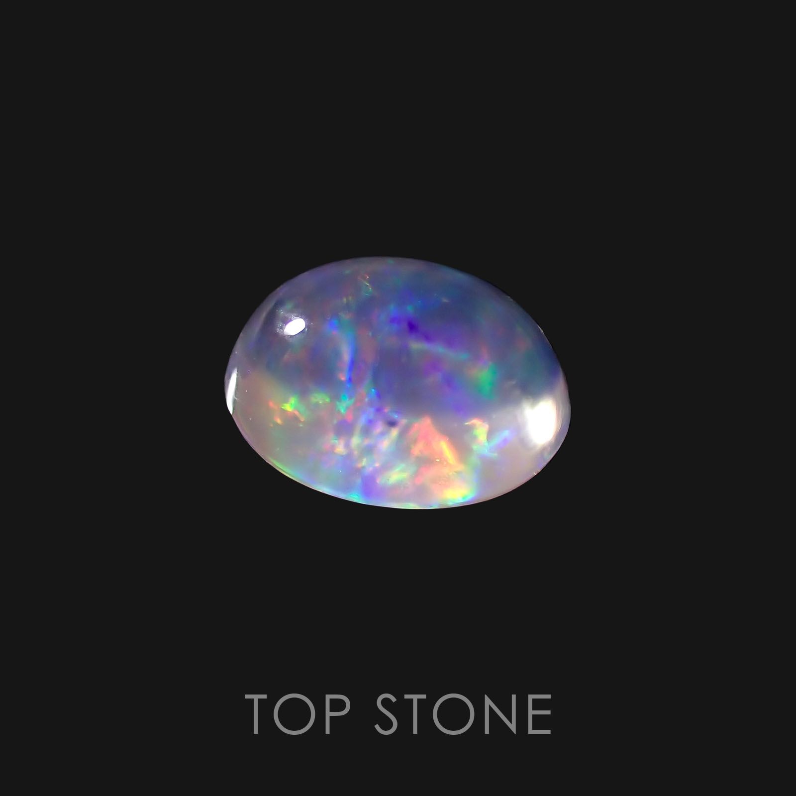 ウォーターオパール メキシコ産 ルース 0.8ct[20117602]7.3×5.9mm前後