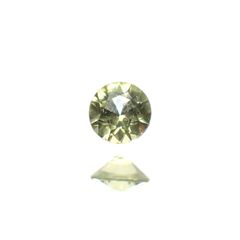 パラサイティックペリドット(宝石名ペリドット)採取地：ロシア 0.059ct 識別済[220616236]2.4x2.4mm前後