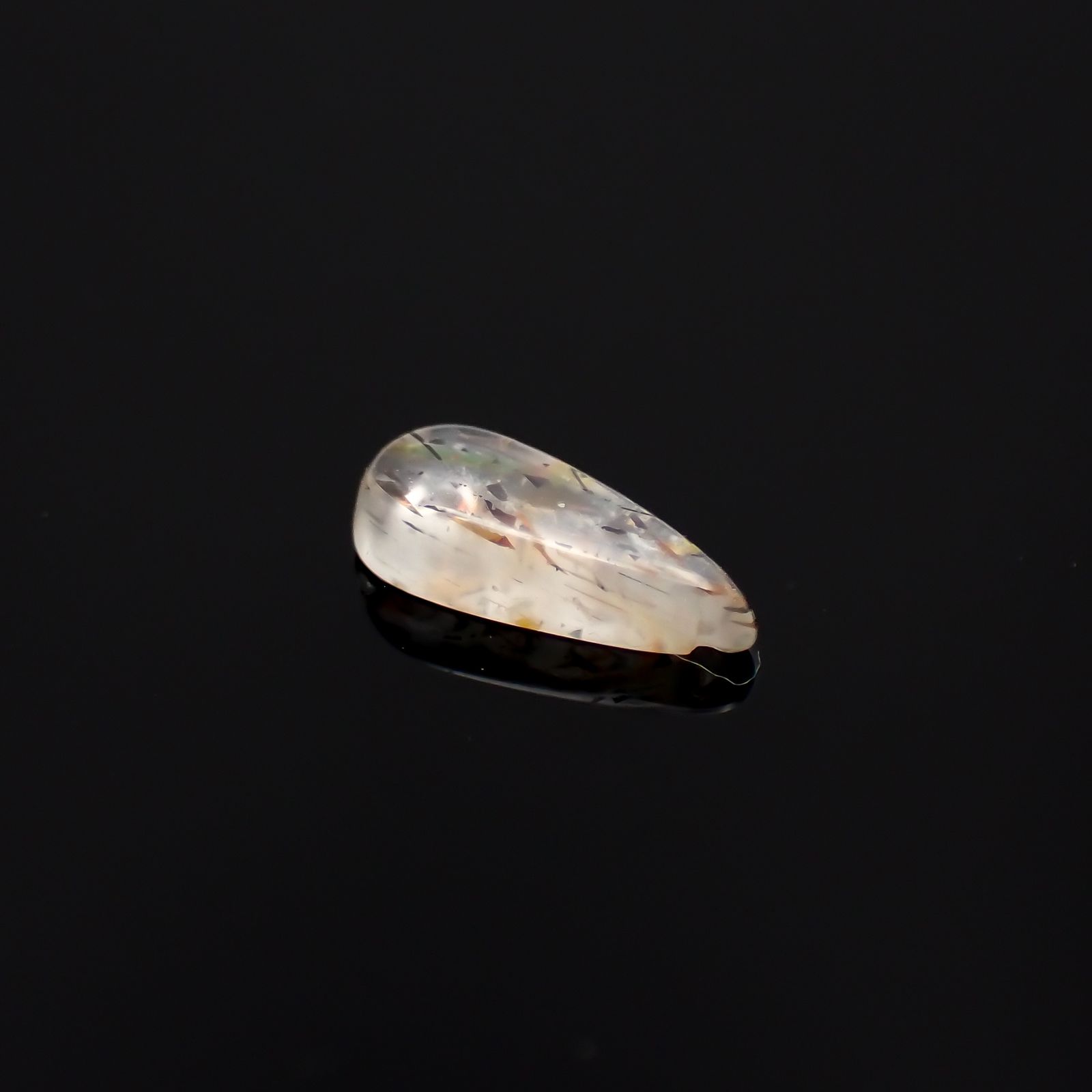 レインボーラティスサンストーン オーストラリア産 0.37ct[230321090]7.7x3.1mm前後