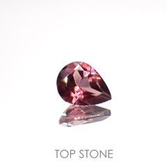 ピンクジルコン(宝石名ジルコン)スリランカ/カンボジア産 1.46ct 識別済[220114925]7.9x6mm前後