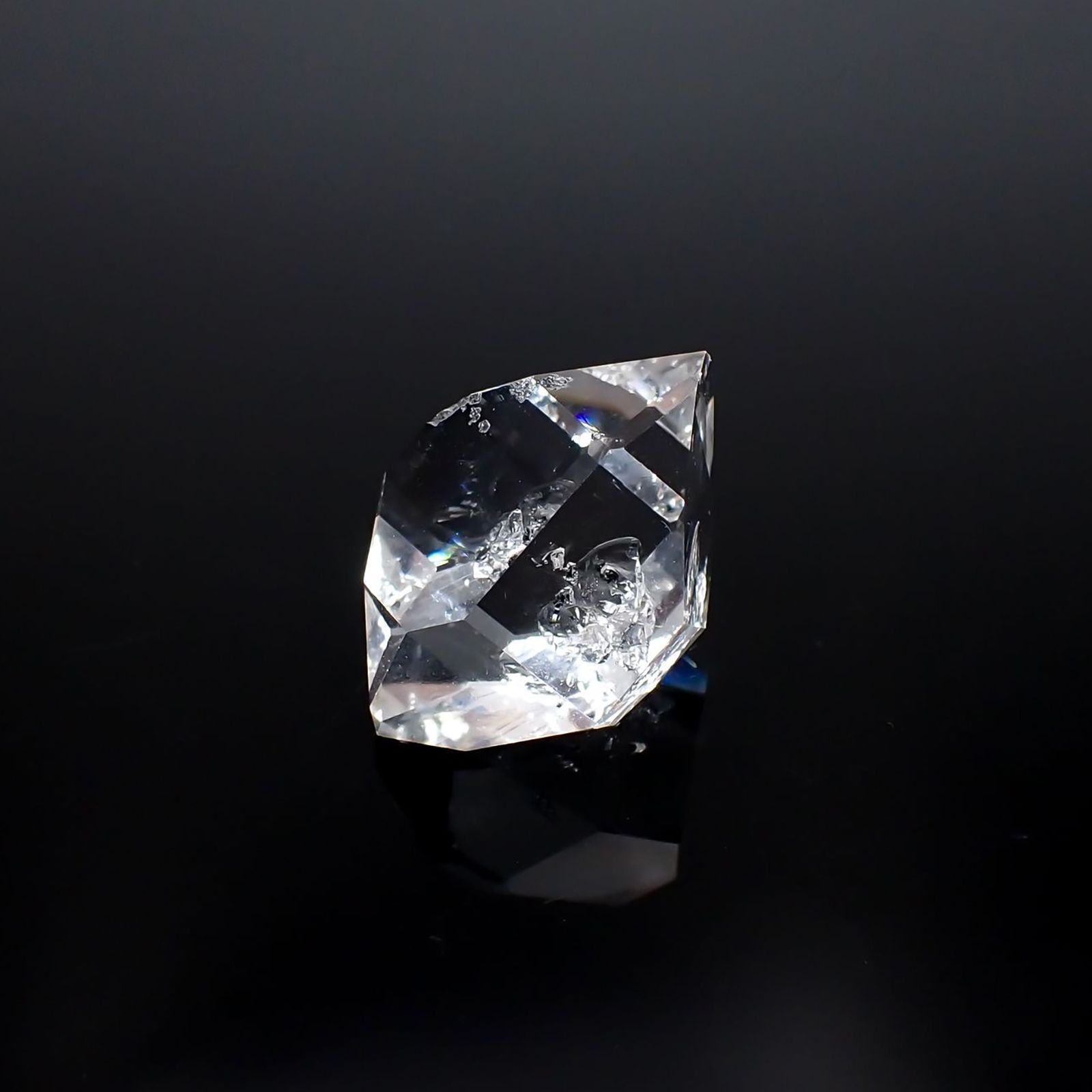 ハーキマーダイヤモンド 原石 アメリカ・ニューヨーク州産 33.41ct / 24.8x17.5mm前後 [251125126]