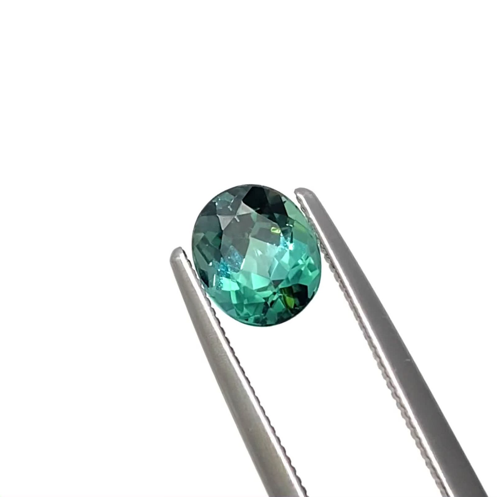 ブルーグリーントルマリン ブラジル産 1.05ct / 6.7x5.7mm前後