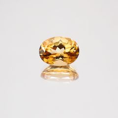 インペリアルガーネット(宝石名ヘソナイト・ガーネット)スリランカ産 1.03ct 識別済[231224369]6.9x5.1mm前後