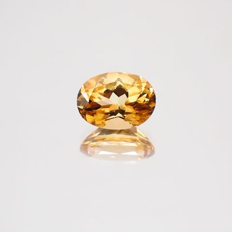 インペリアルガーネット(宝石名ヘソナイト・ガーネット)スリランカ産 1.03ct 識別済[231224369]6.9x5.1mm前後