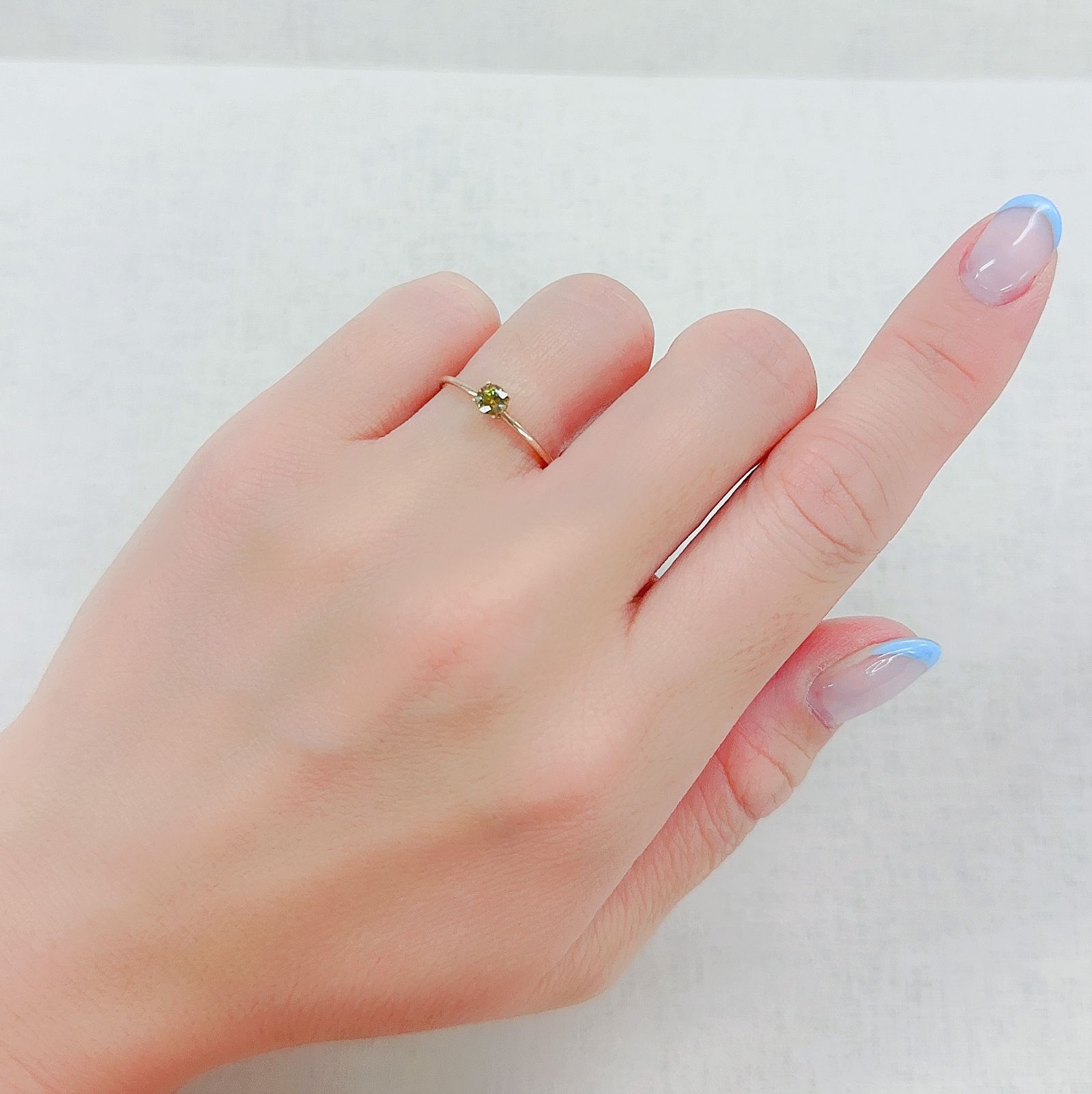 カラーチェンジスフェーン パキスタン産 0.21ct[230522188]3.6x3.5mm前後