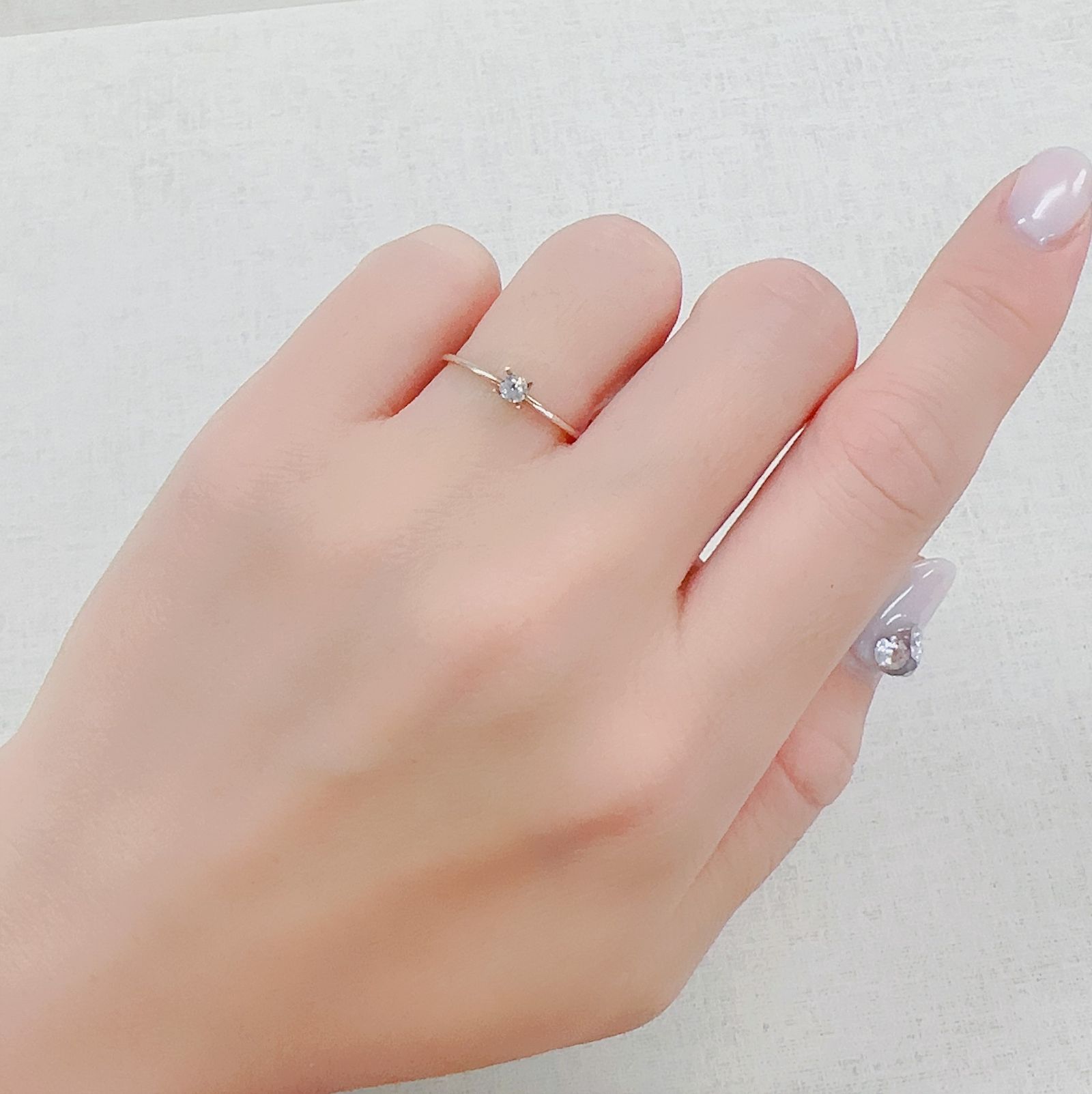 リューコガーネット ビルマ産 0.13ct[230421415]2.9x2.9mm前後