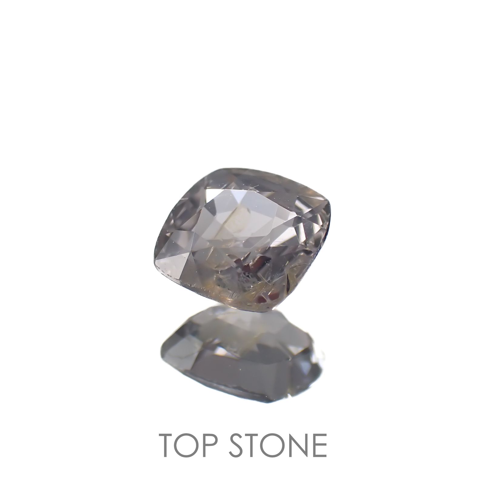 グレースピネル(宝石名スピネル)ビルマ/マダガスカル産 0.75ct 識別済[220817561]5.5x5.2mm前後