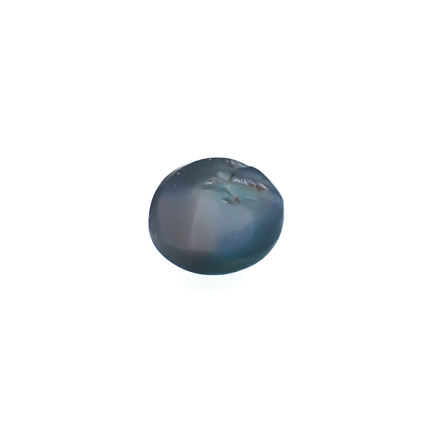 アレキサンドライトキャッツアイ(宝石名アレキサンドライト/キャッツアイ)インド産 1.91ct GIA鑑付[220616453]7.63x6.6mm前後