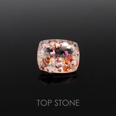 イリュージョンサンストーン(宝石名フェルドスパー) タンザニア産 2.43ct 識別済[210310193]9.1×7.4mm前後