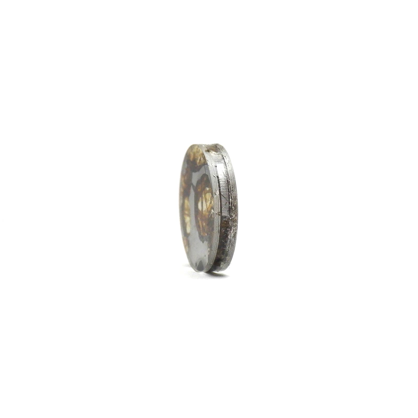 パラサイト隕石Sericho トリプレット 発見地:ケニア 3.84ct[240125706]12x12mm前後