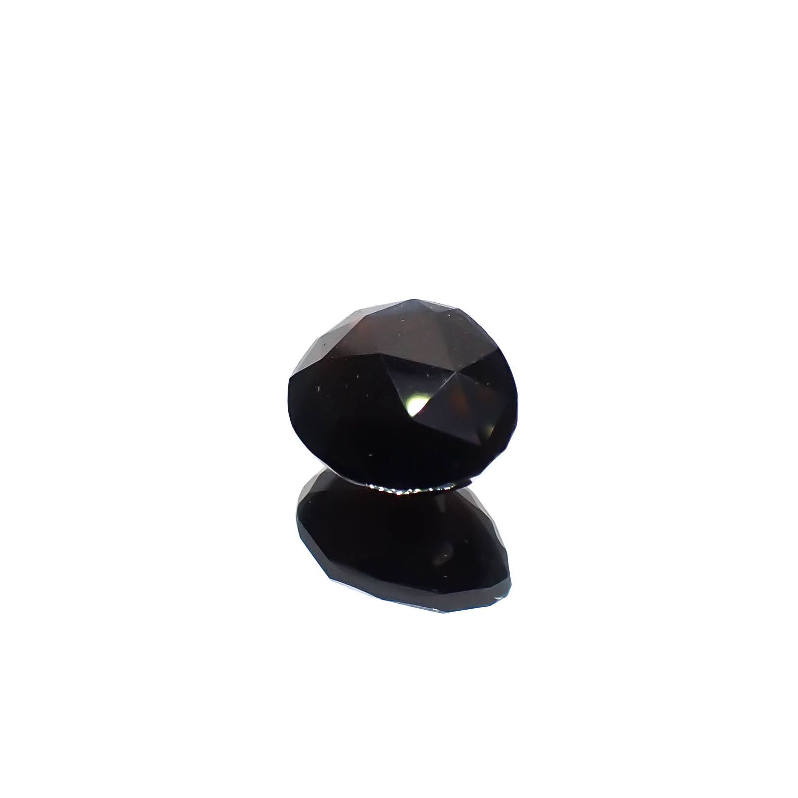 ◇カスタムローズカット◇モリオン チベット産 3.51ct[240427375]10.9x8.6mm前後