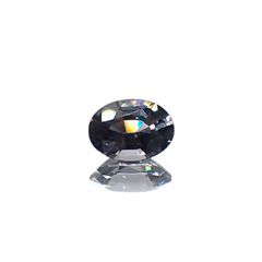 プラチナスピネル(宝石名スピネル)ビルマ産 0.88ct 識別済[250730758]7x5.1mm前後