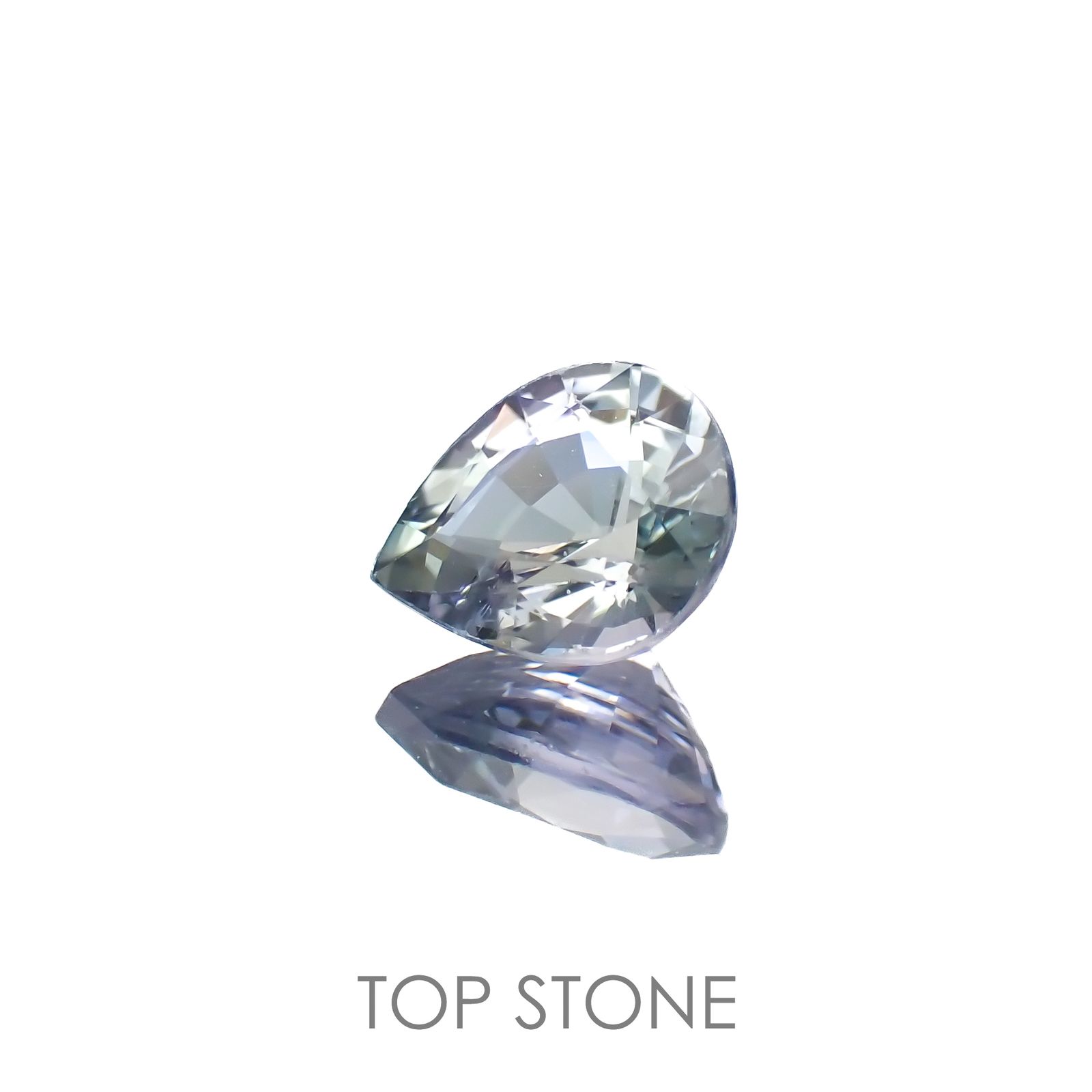 バイカラータンザナイト(宝石名タンザナイト)タンザニア産 0.73ct 識別済[220917742]6.1x5.2mm前後