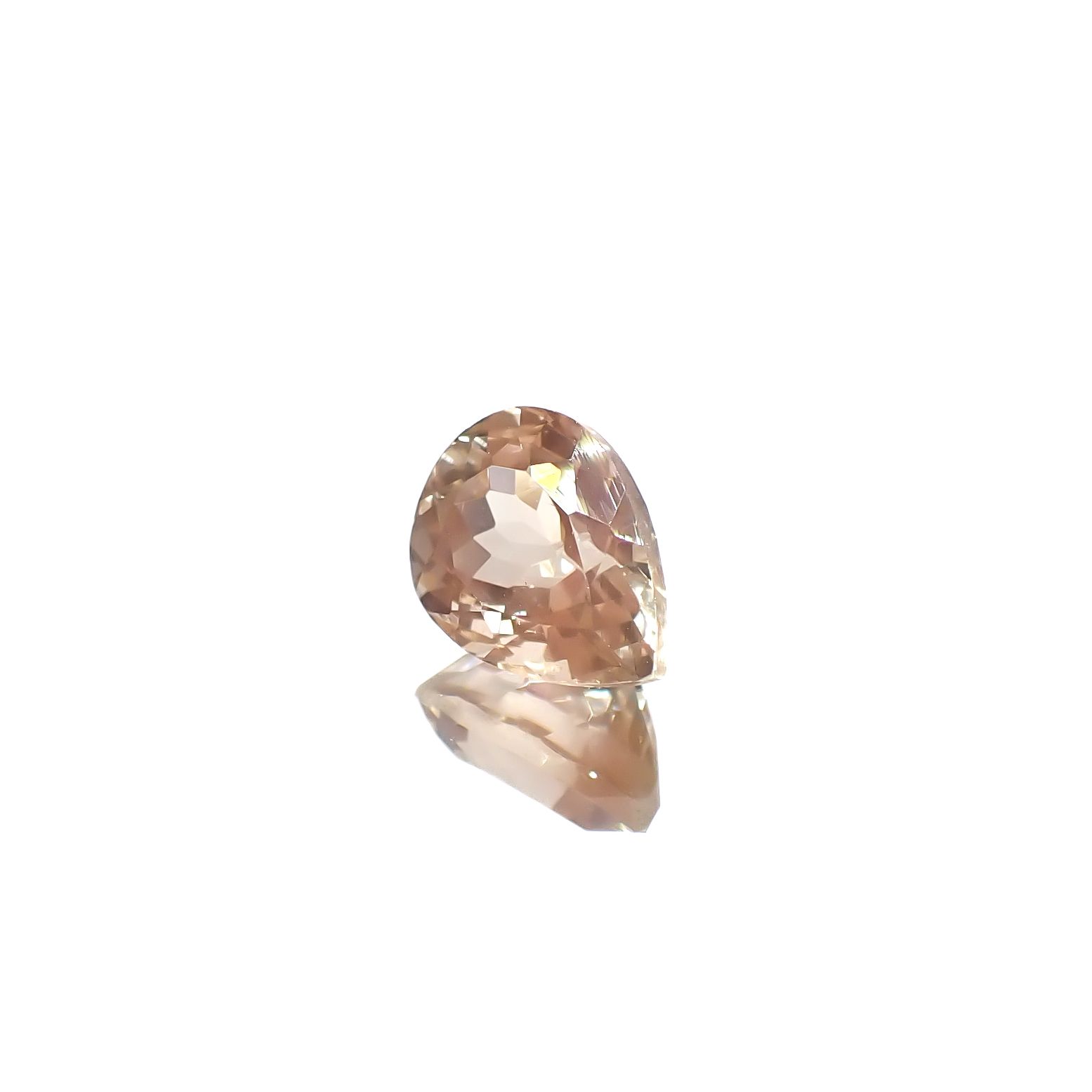 オレゴンサンストーン アメリカ・オレゴン州産 1.29ct[240627879]8.1x6.1mm前後