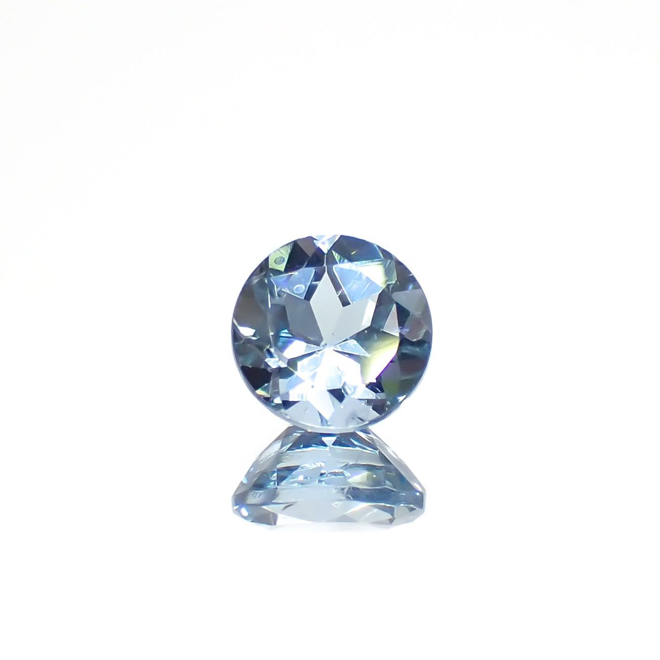 アクアマリン(宝石名アクアマリン)モザンビーク産 0.47ct 識別済[220817393]5x5mm前後