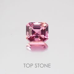 ピンクトルマリン パパラチャカラー ルワンダ産 ルース 1.03ct[21029979]6.1×5.3mm前後