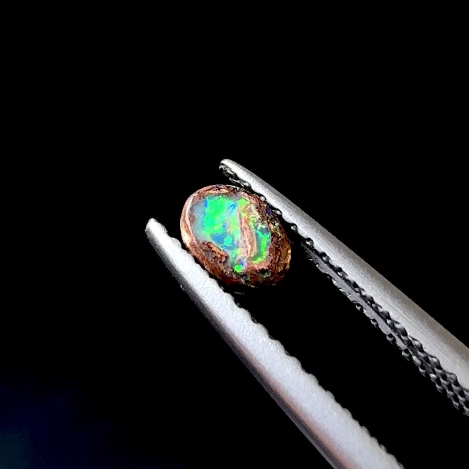 ウッドオパール オーストラリア産 0.21ct / 5x3.6mm前後 [251031198