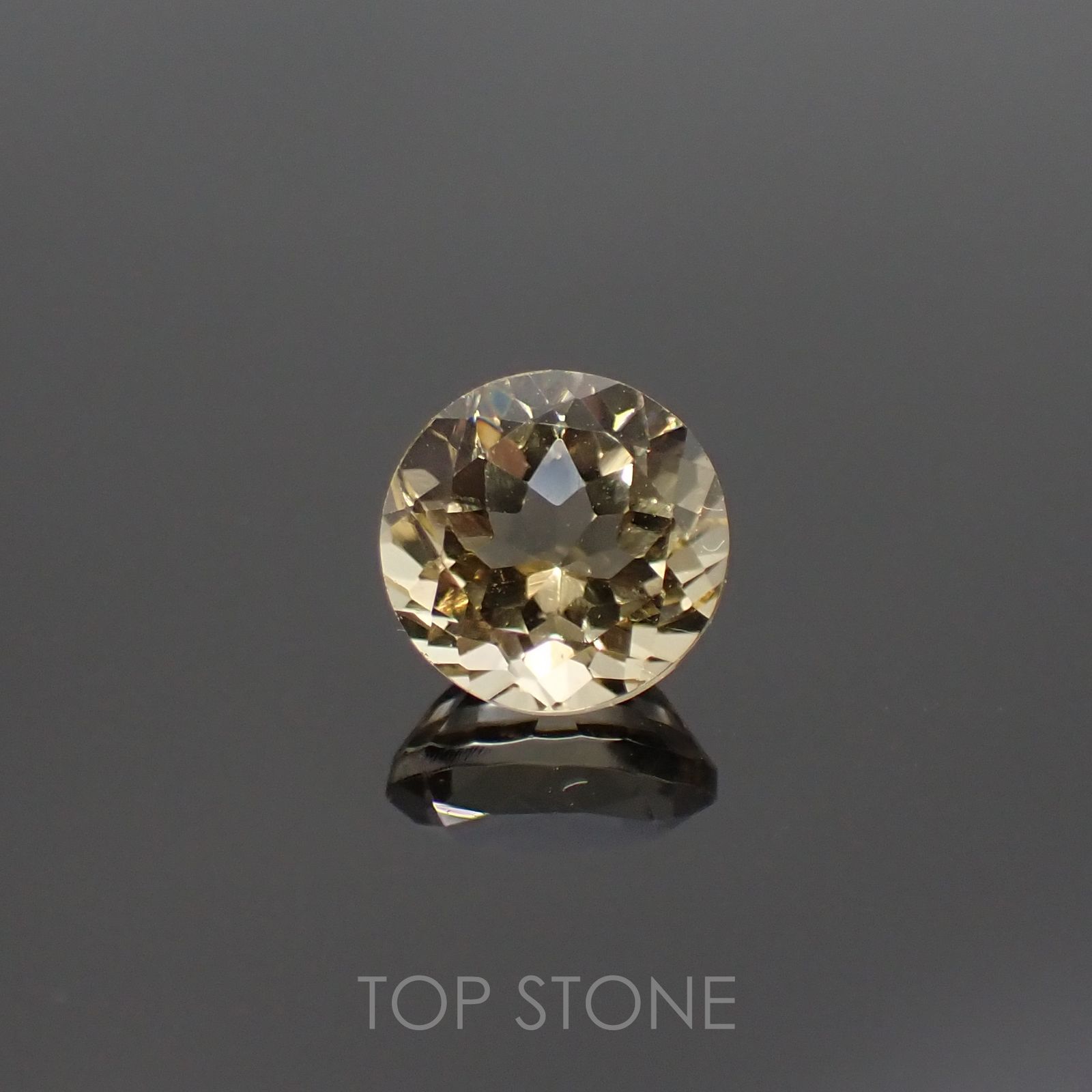 イエローベリル(宝石名イエロー・ベリル)ブラジル産 1.44ct 識別済[220114232]7.2x7.1mm前後