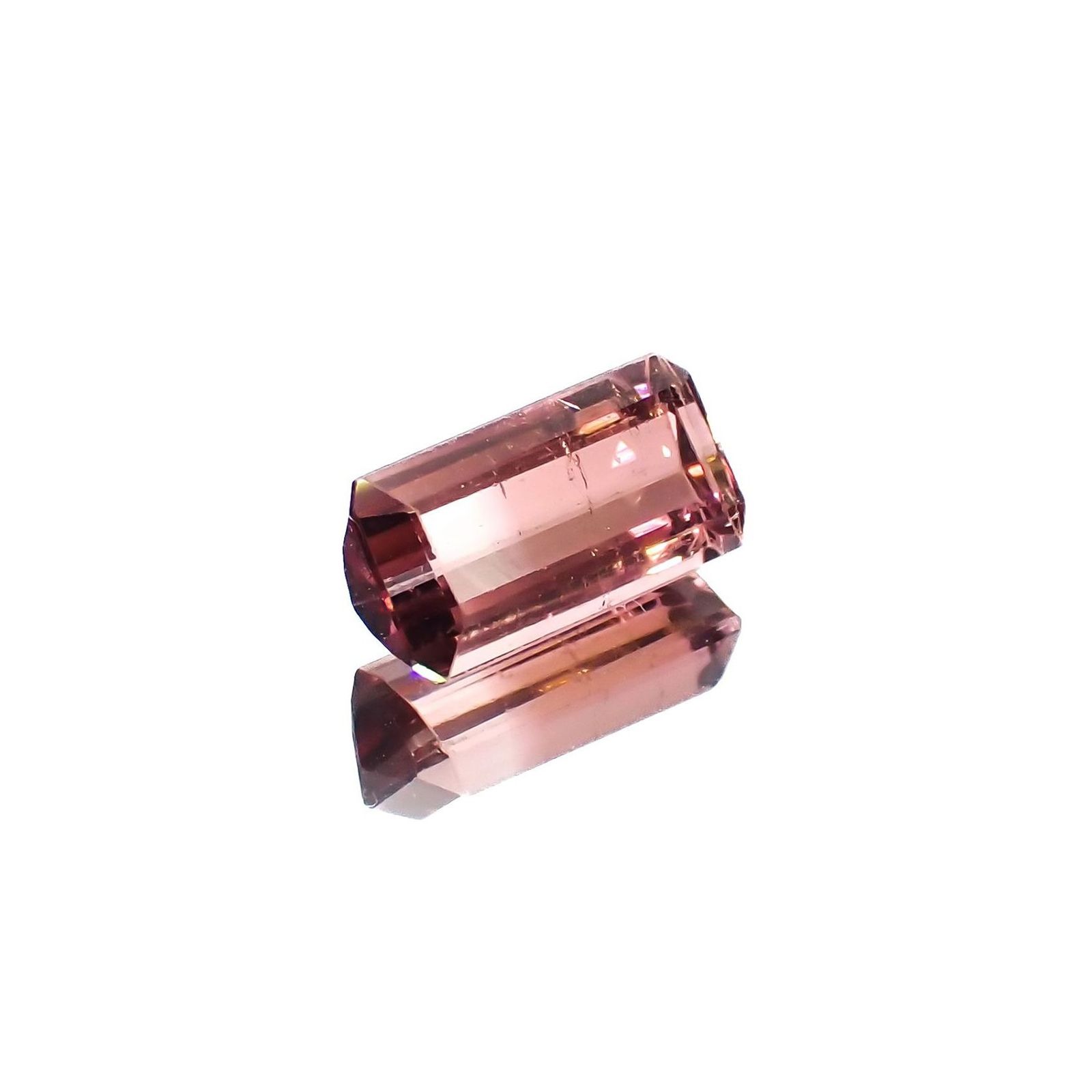 バイカラートルマリン(宝石名トルマリン)アフガニスタン産 識別済 1.49ct / 8.7x4.6mm前後 [260719558]