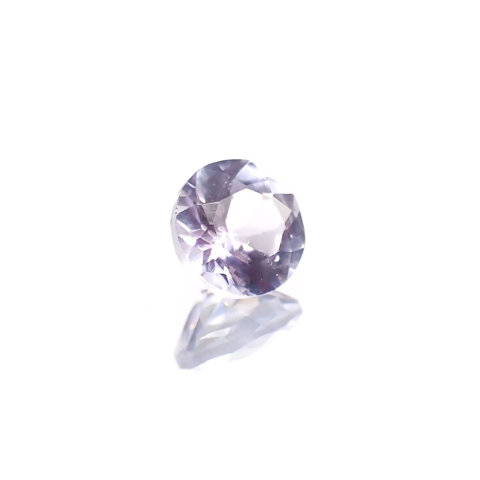 ラベンダーゾイサイト(宝石名ゾイサイト)タンザニア産 識別済 0.34ct / 4.3x4.3mm前後 [230622412]