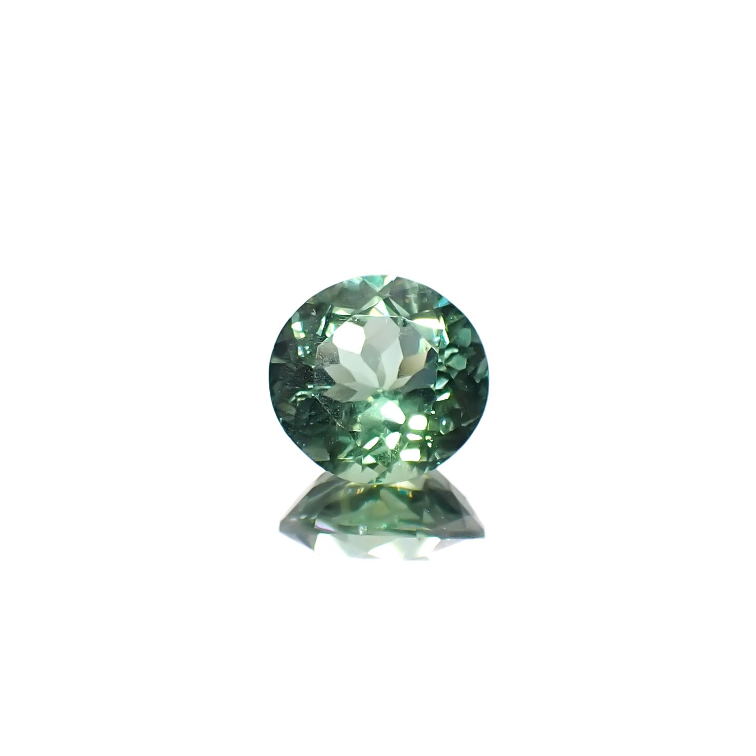 ノーブルモロキサイト(グリーンアパタイト) マダガスカル産 1.56ct[240928982]7.5x7.2mm前後
