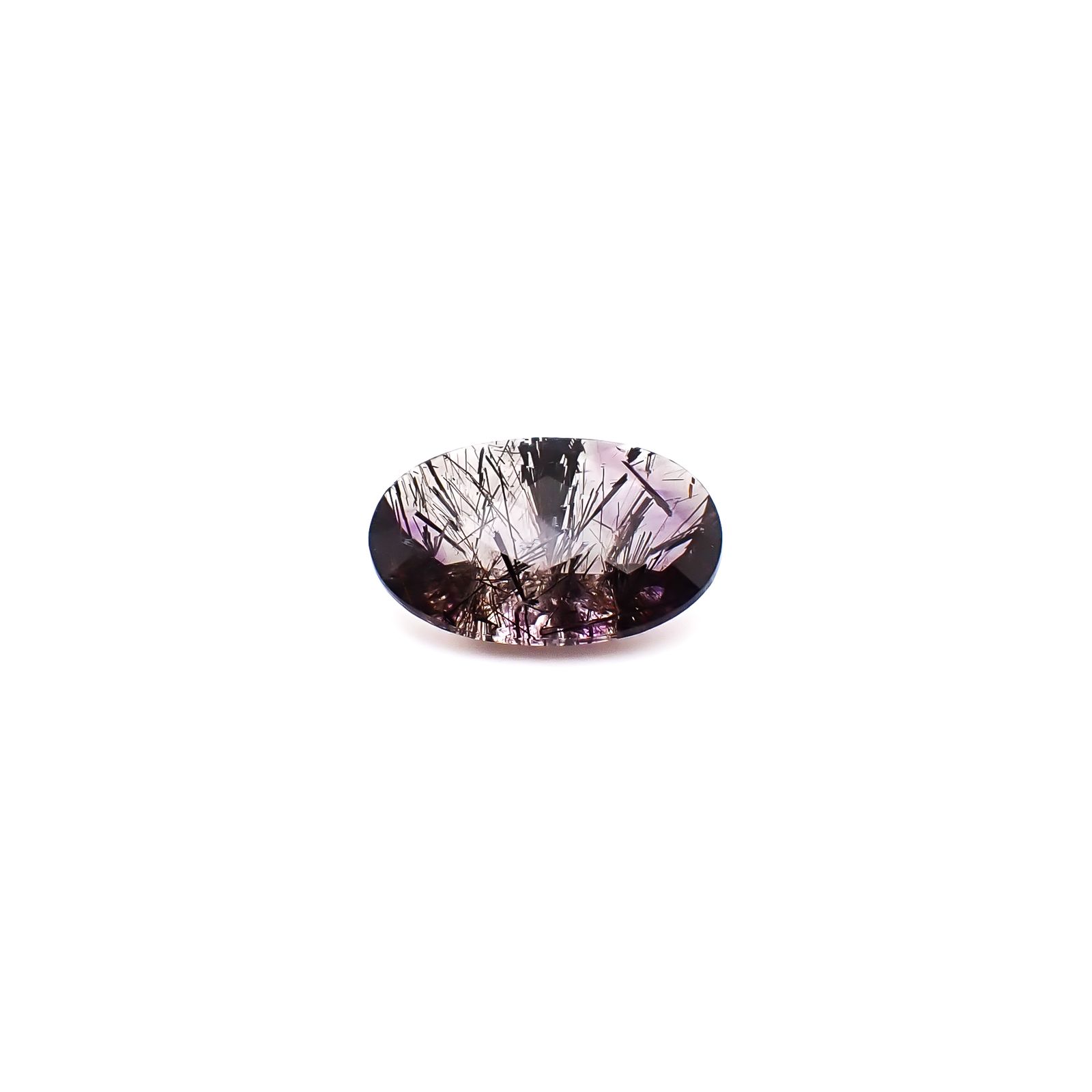 ◇チェッカーカット◇アメジストエレスチャル ブラジル産 9.16ct / 18.9x12.3mm前後 [260933026]