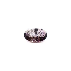 ◇チェッカーカット◇アメジストエレスチャル ブラジル産 9.16ct / 18.9x12.3mm前後 [260933026]