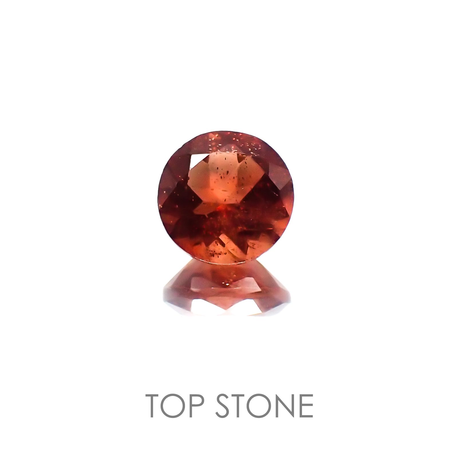 オレゴンサンストーン アメリカ産 ルース 0.46ct[20128393]5.2×5.1mm前後