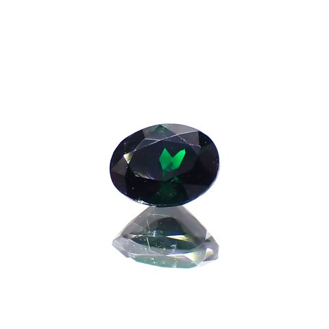 クロムトルマリン(宝石名クロム・トルマリン)タンザニア産 0.23ct 識別済[231023995]4.4x3.3mm前後