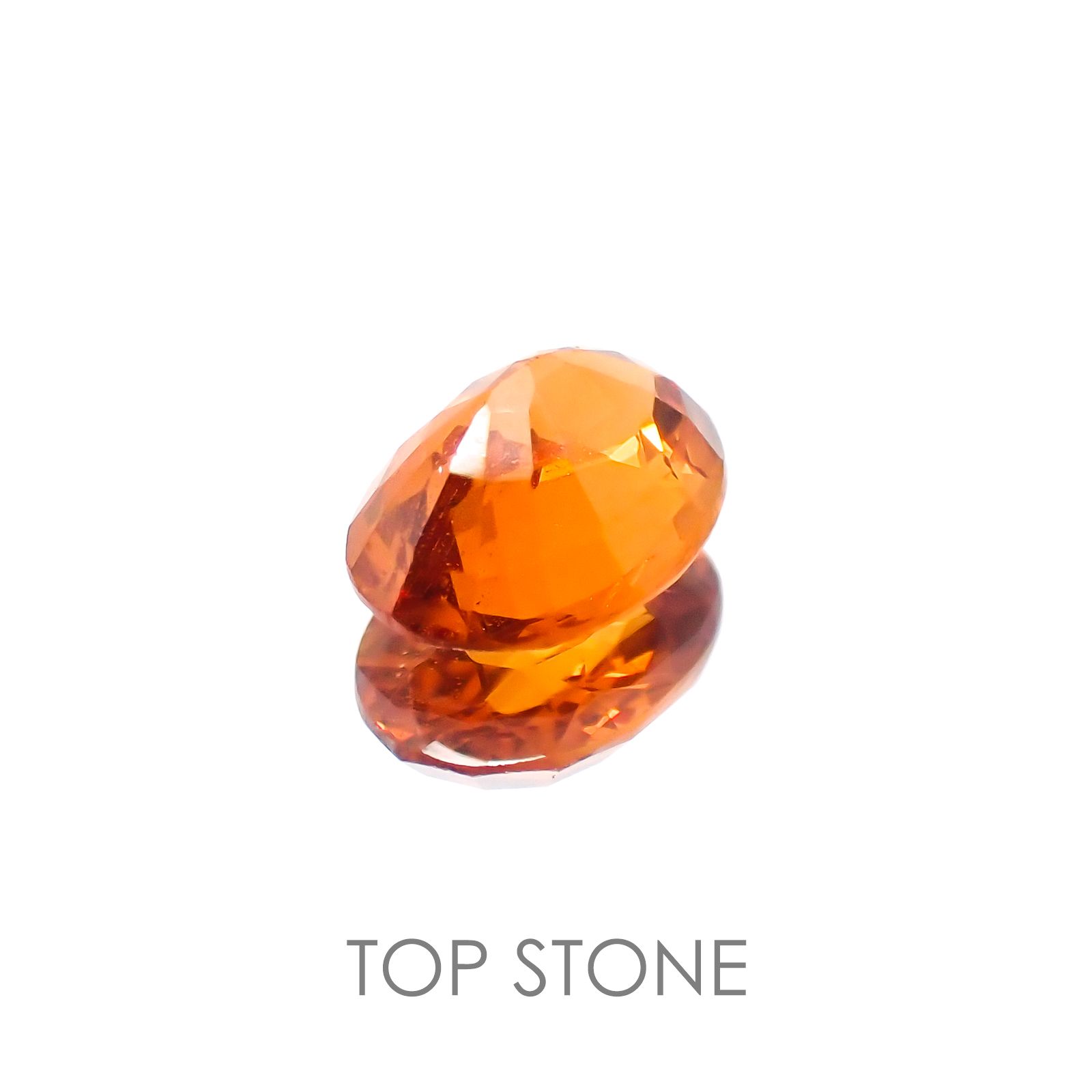 スペサルティンガーネット ナイジェリア産 ルース 1.13ct[20128094]7.1×5.4mm前後