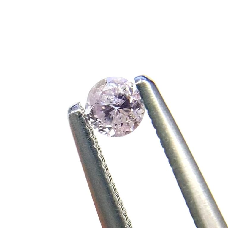 ピンクダイヤモンド(宝石名ダイヤモンド) I-2 / VERY LIGHT PURPLISH 