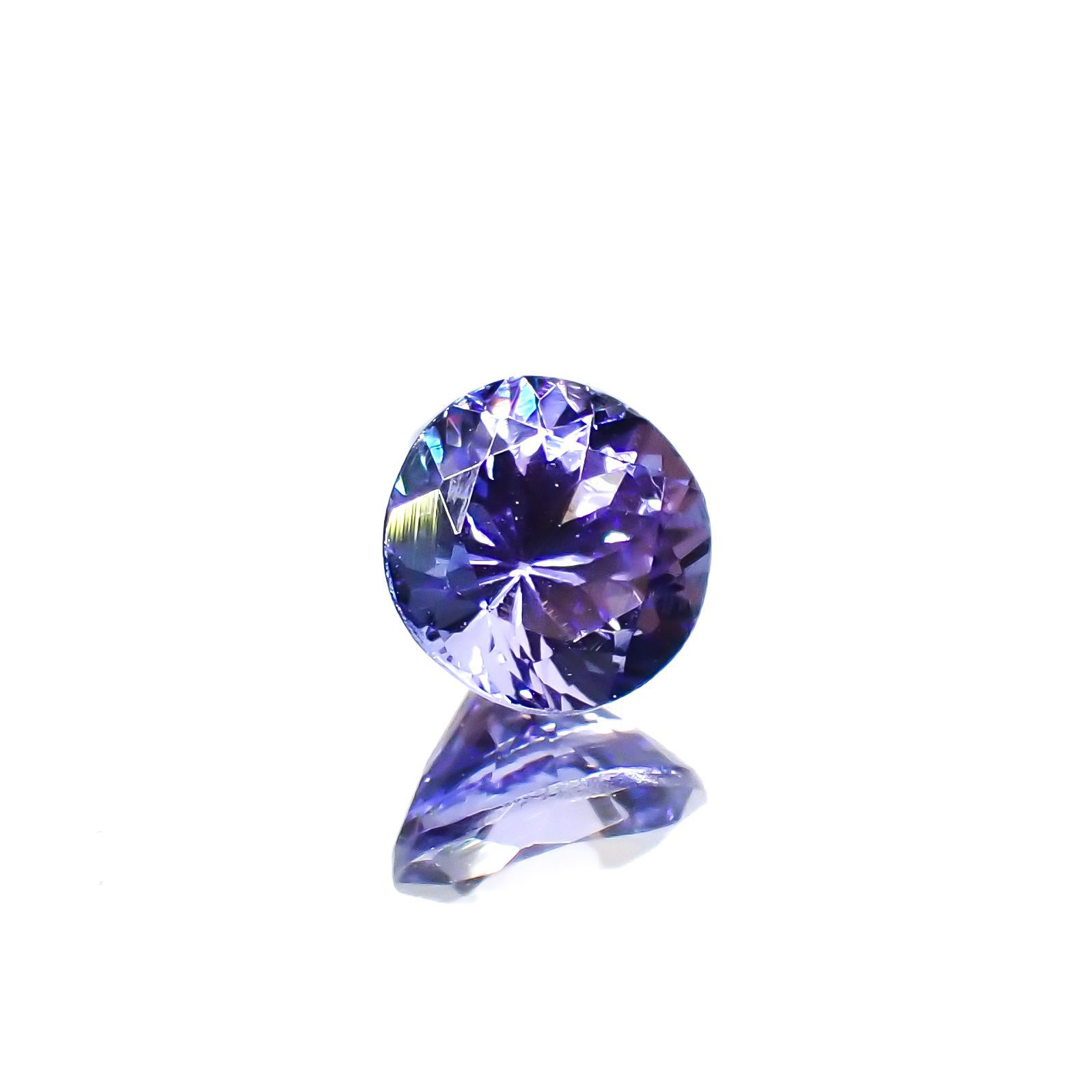 タンザナイト(宝石名タンザナイト)タンザニア産 0.72ct 識別済[230120194]5.5x5.4mm前後