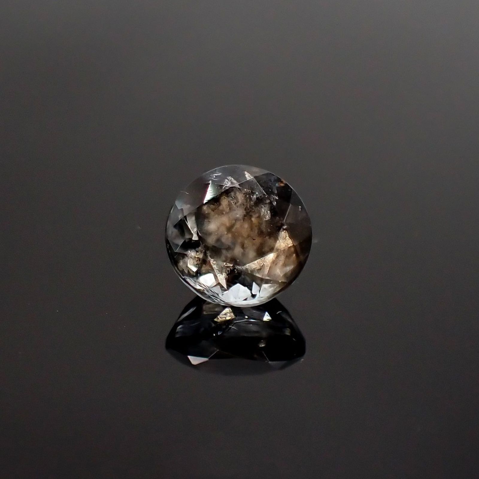 アベンチュリンアクアマリン(宝石名アクアマリン) ナイジェリア産 1.39ct 識別済[250712983]7×7mm前後