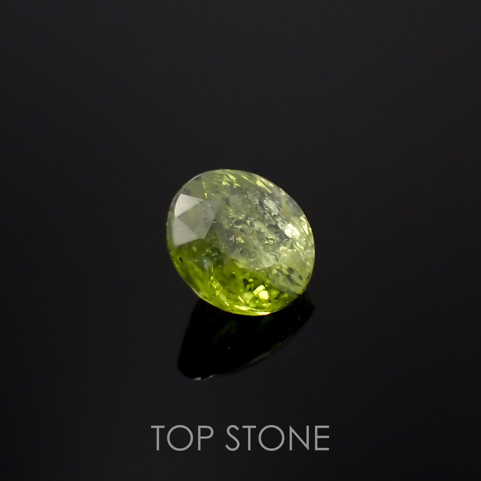イリデッセンスクロムトルマリン(宝石名トルマリン)ケニア産 0.46ct 識別済[221119099]5x5mm前後