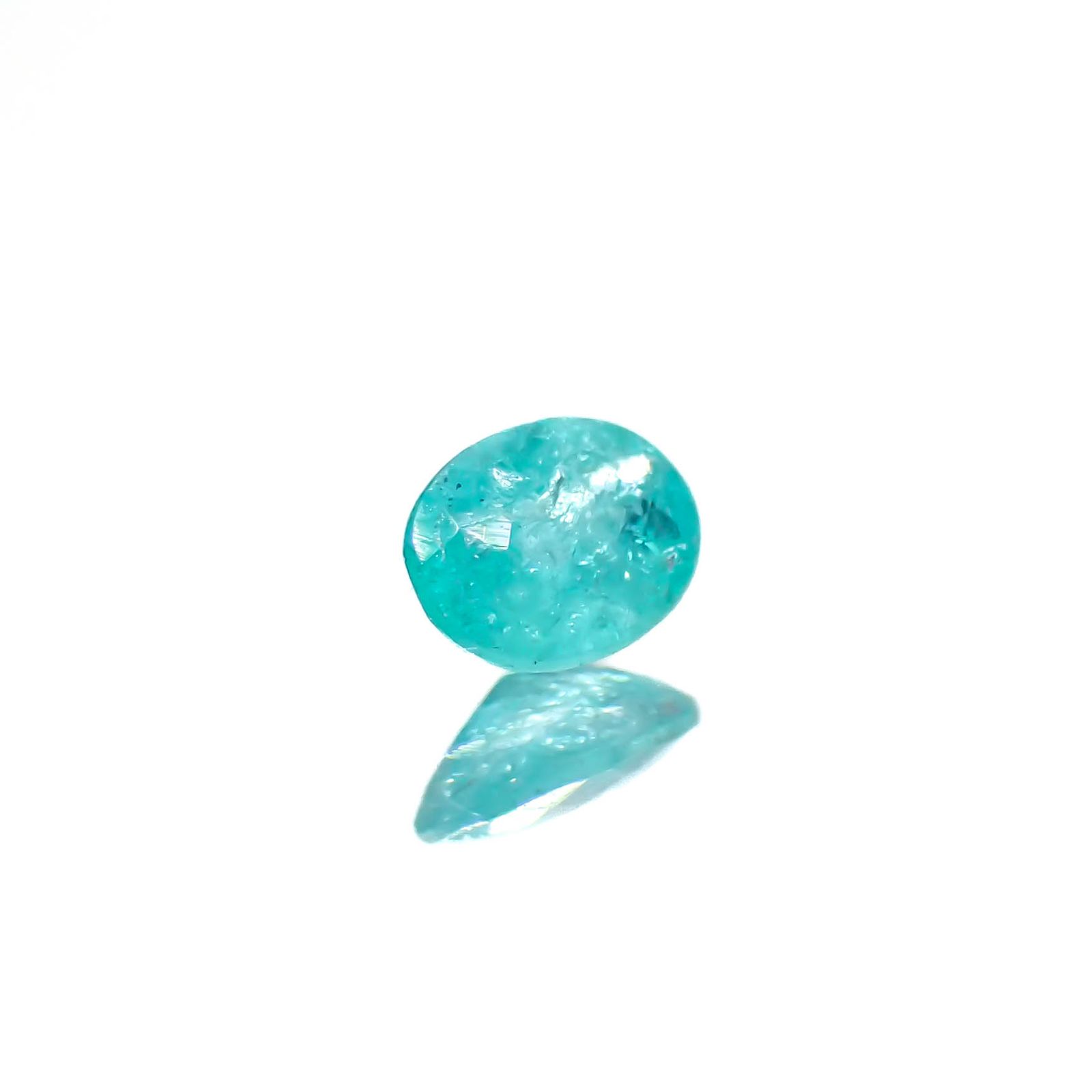 パライバトルマリン ブラジル・パライバ州バターリャ鉱山産 0.078ct[231225250]3.2x2.5mm前後