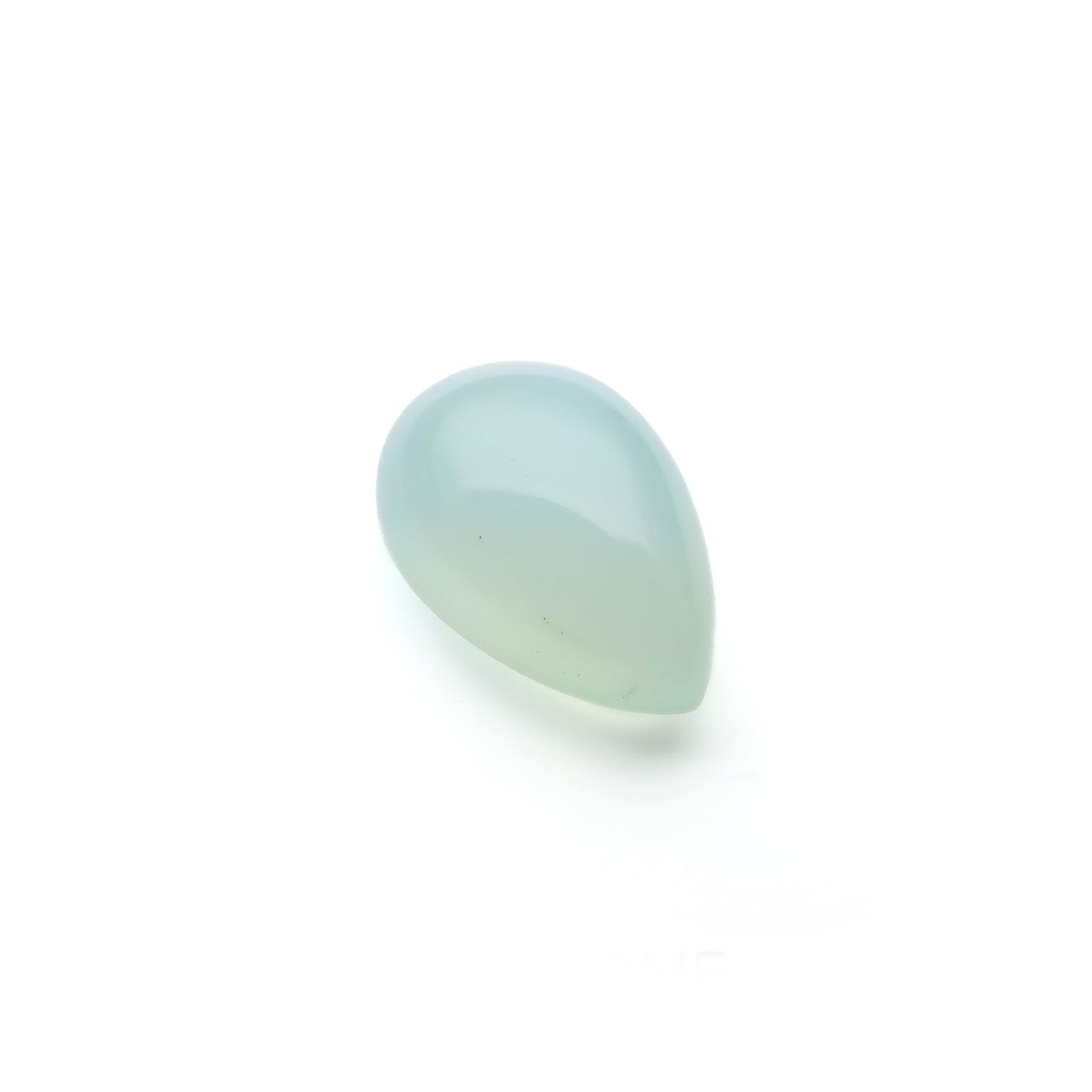 ブルーオパール(宝石名ブルー・コモン オパール)ペルー産 ソ付(彩珠) 4.398ct / 14.4x9.7mm前後 [220817312]