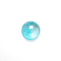 バイカラーパライバトルマリン(宝石名トルマリン/別名パライバ・トルマリン)ブラジル・キントス鉱山産 1.294ct ソ付(宝貴協)[221018764]7.2x7.1mm前後