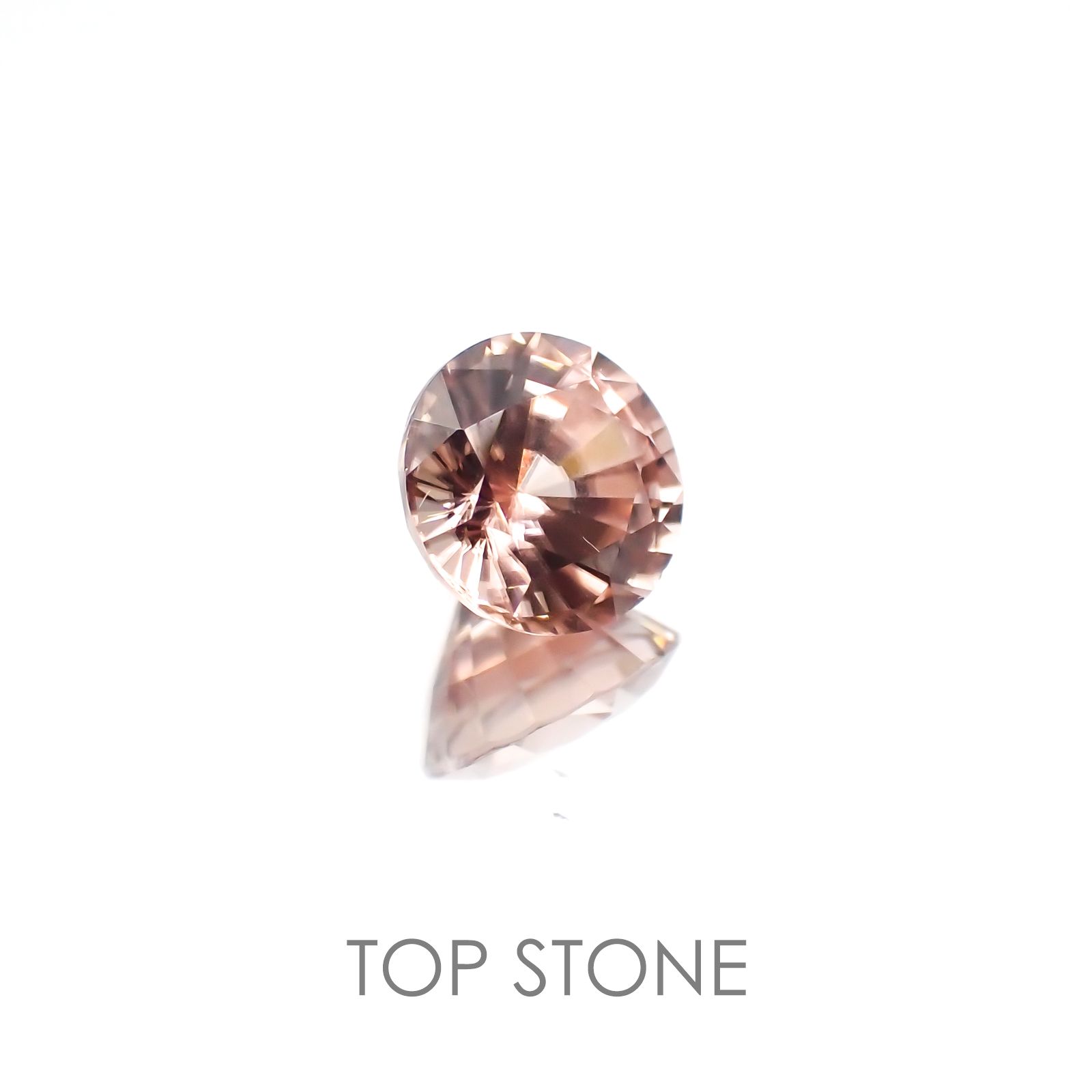 ピンクジルコン スリランカ,カンボジア産 ルース 1.29ct[20208059]6.1×6.1mm前後