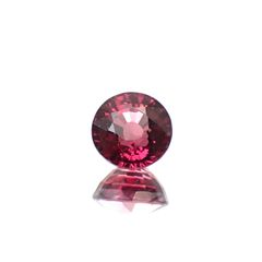 ロードライトガーネット(宝石名ロードライト・ガーネット)ブラジル産 0.95ct 識別済[250530367]5.6x5.5mm前後