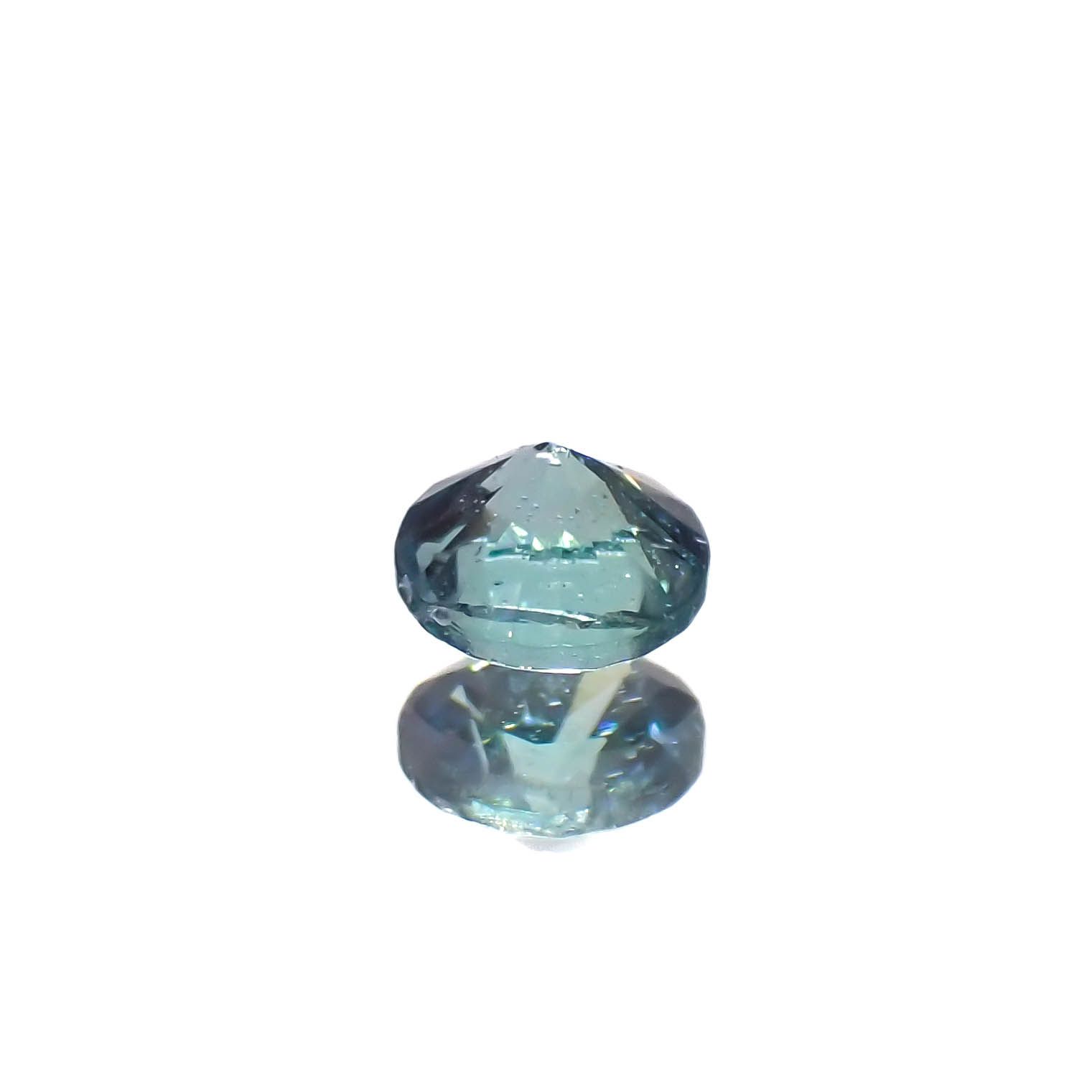 ブルーグリーンコーネルピン(宝石名ブルー グリーン・コーネルピン)タンザニア産 0.15ct 識別済[240527671]3.2x3.1mm前後