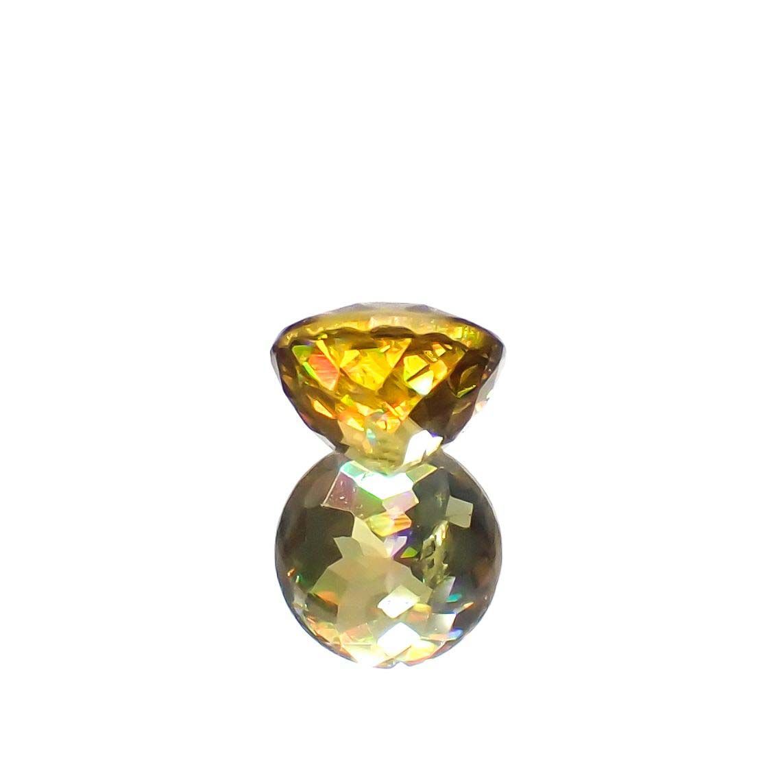 ゴールデンスフェーン(宝石名スフェーン)マダガスカル産 0.68ct 識別済[230120158]5x5mm前後